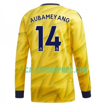 Arsenal Pierre-Emerick Aubameyang 14 Maglia Trasferta 2019/2020 Manica Lunga